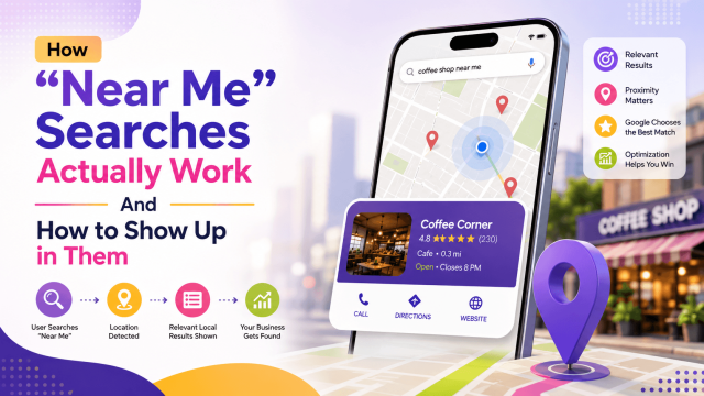 How “Near Me” Searches Actually Work And How to Show Up in Them